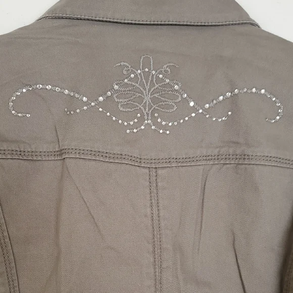 Chico's Chelsea Pacie Jacket Granite Size 3 - Picture 12 of 17